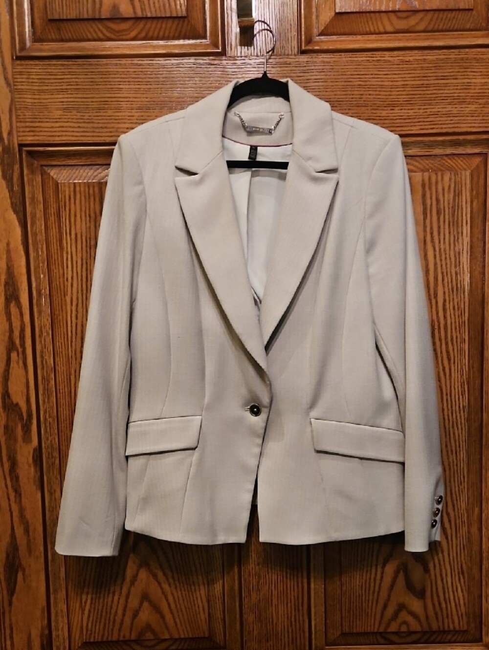 Light Khaki/ Beige Blazer Jacket